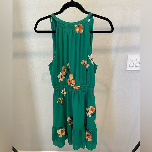 Wilfred Effet Mini Green Floral Dress - Picture 2 of 3